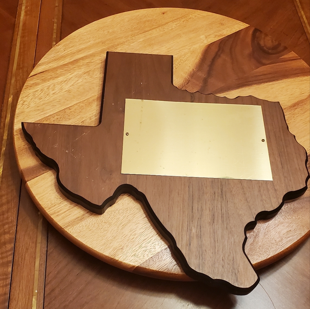 Texas Wooden Map - Picture 5 of 5